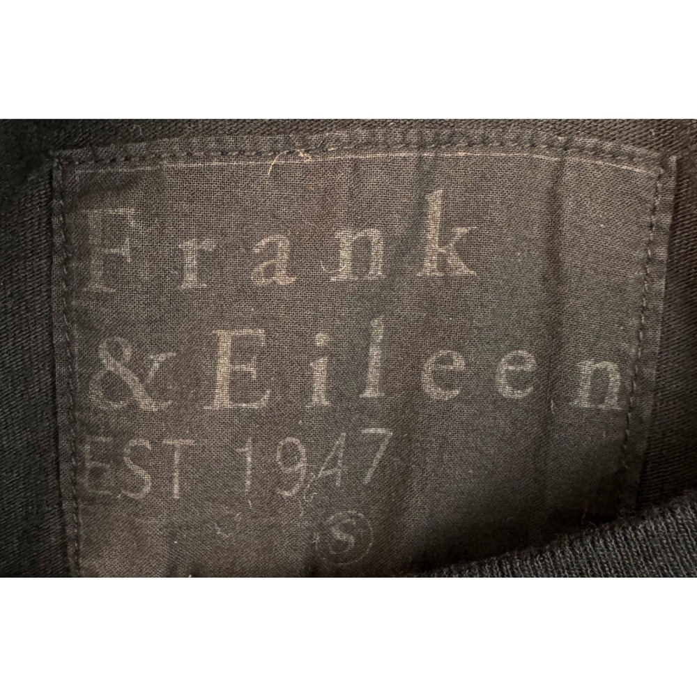 Frank & Eileen Dress T-Shirt Small Black Cotton Maxi Casual‎ Relaxed Fit - Picture 3 of 10